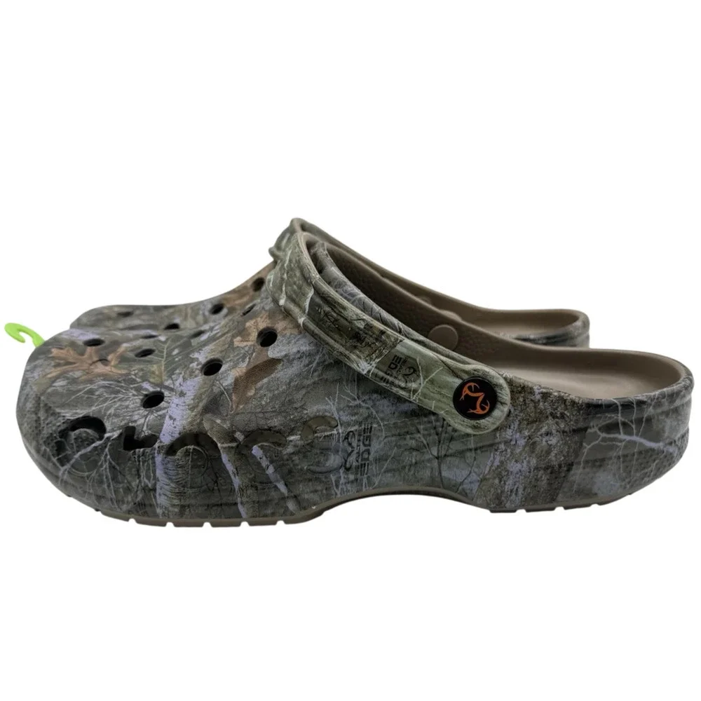 Crocs Baya Realtree APX Edge Camo Clogs Unisex M5 W7 Slip On Shoes New
